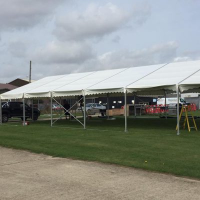 Marquee hire in construction