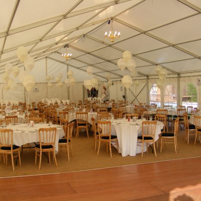 Inside of marquee